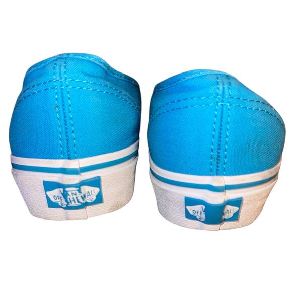 Vans Canvas Lace-Up Shoes – Turquoise / Purple 7.5 women’s - Picture 3 of 4